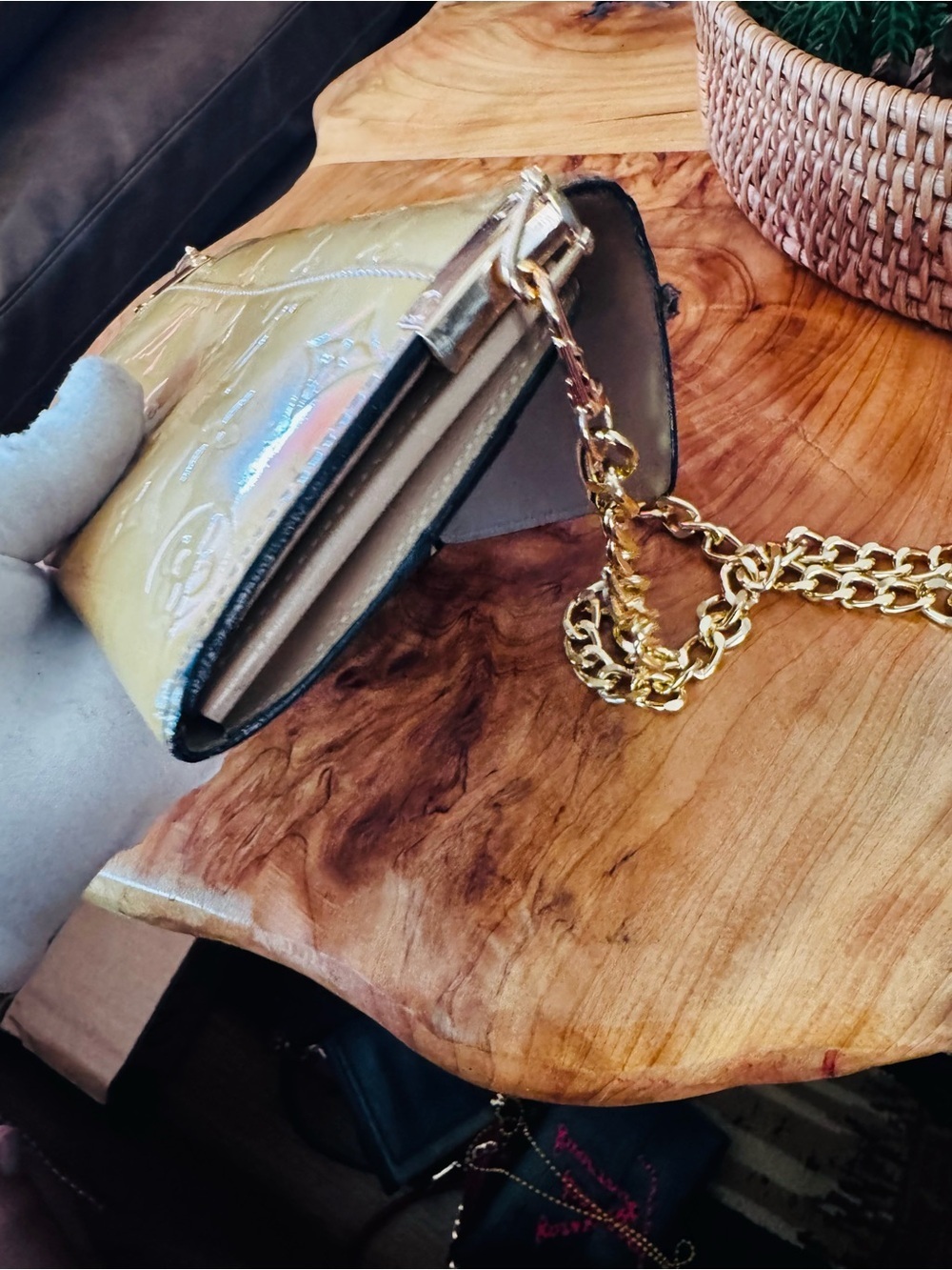 Louis Vuitton Monogram Vernis Portefeiulle Sarah Long Bifold converted 2014 - Picture 13 of 17